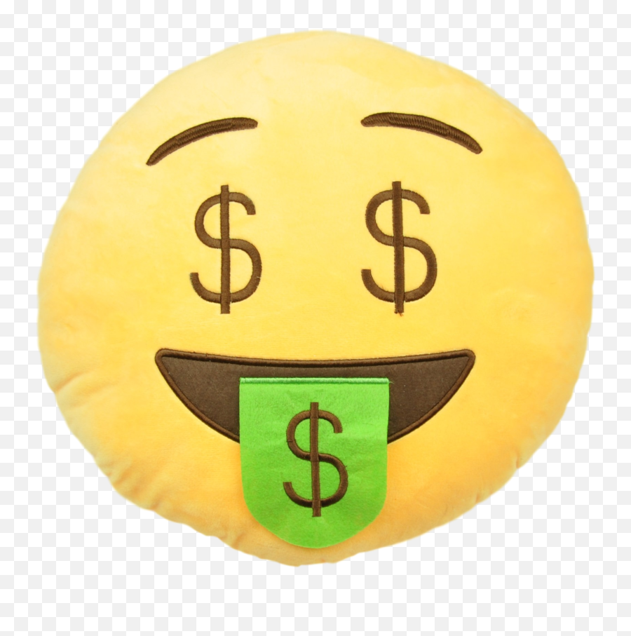 Emojikudde Som Har Cash - Emoji Kudde,Cash Emoji