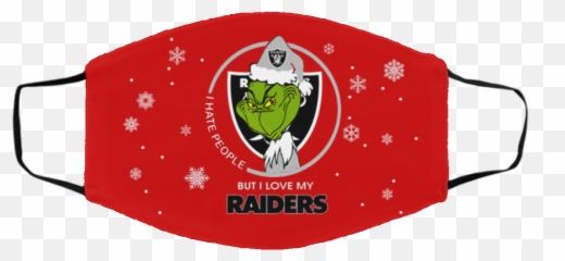 My Oakland Raiders Grinch Face Mask - Madame Tussauds London Emoji,Oakland Raiders Emoji