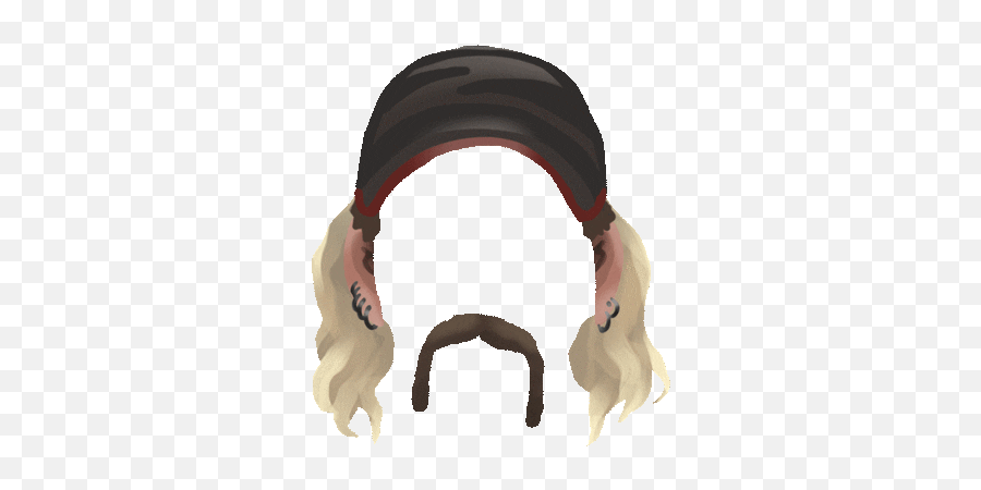 Tinymonster Hair Design Emoji,Mullet Emoji