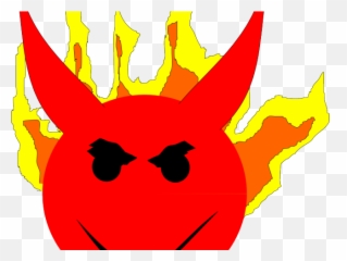 Demon Clipart Devil Emoji - Smiley Png Download Full Face