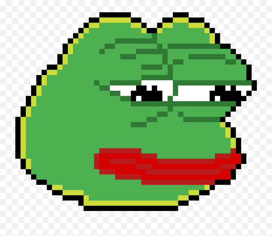 Editing Pepe The Frog - Free Online Pixel Art Drawing Tool Pepe Pixel Art Emoji,Pepe The Frog Emoji