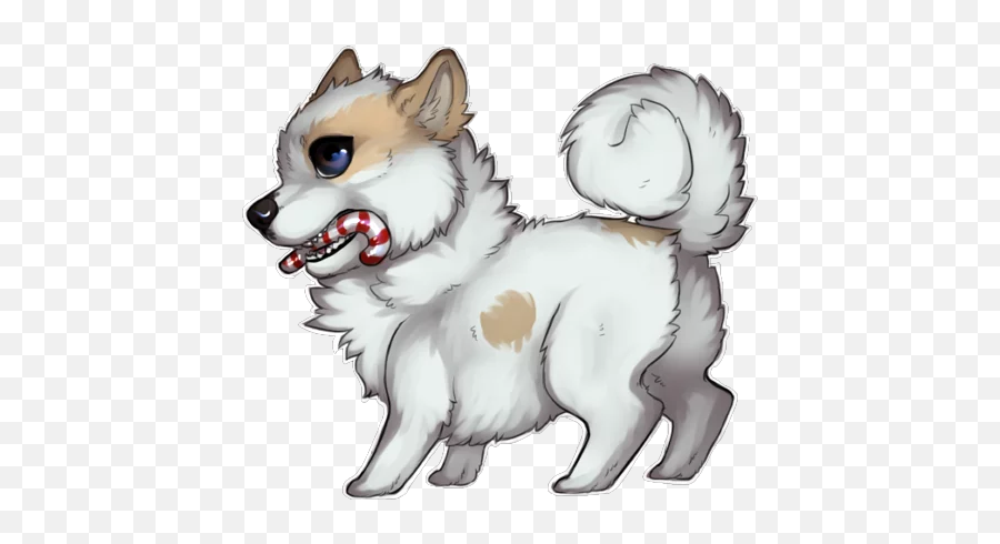 Pomeranians Stickers For Telegram - Northern Breed Group Emoji,Pomeranian Emoji