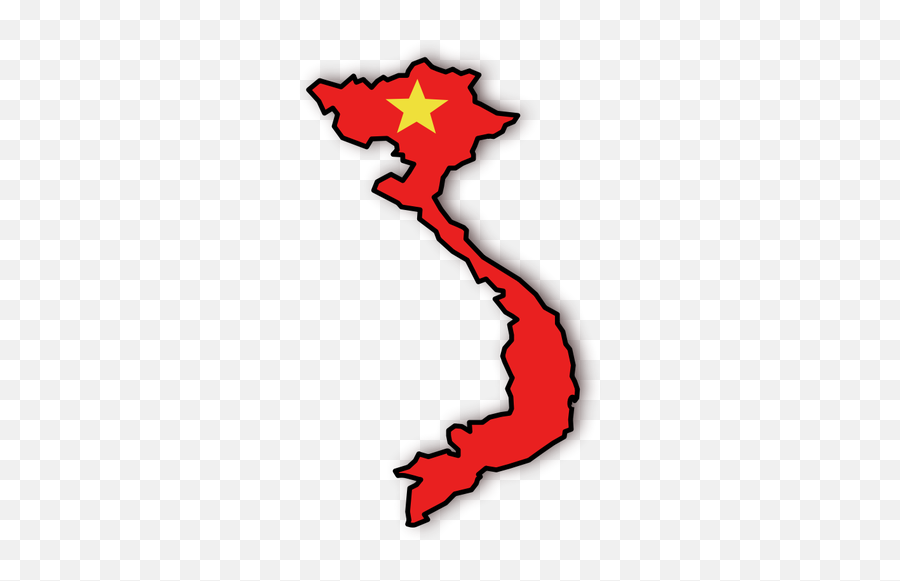 Vietnam Flag And Map - Vietnam Flag Clip Art Emoji,Spain Flag Emoji