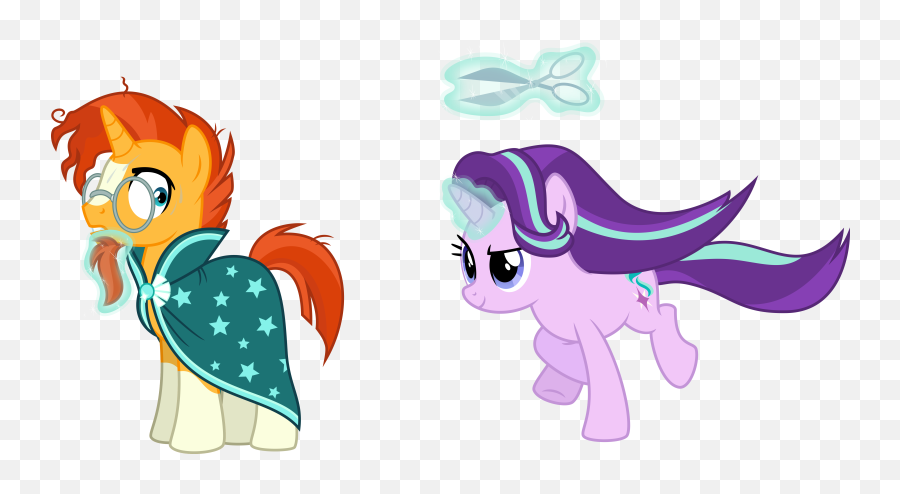 Fanclub - My Little Pony Starlight And Sunburst Emoji,Shave Emoji