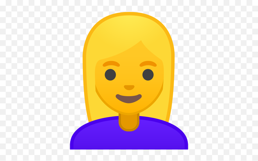 Blond Hair Emoji - Emoji Mulher Loira,Hair Emoji