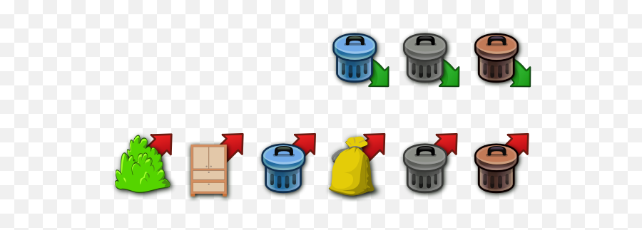 Trash Vector Icons - Waste Container Emoji,Flag Boy Food Tv Emoji