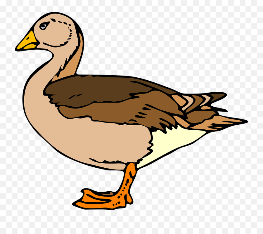 Duck Standing Brown - Duck Clip Art Emoji,Memorial Day Emojis
