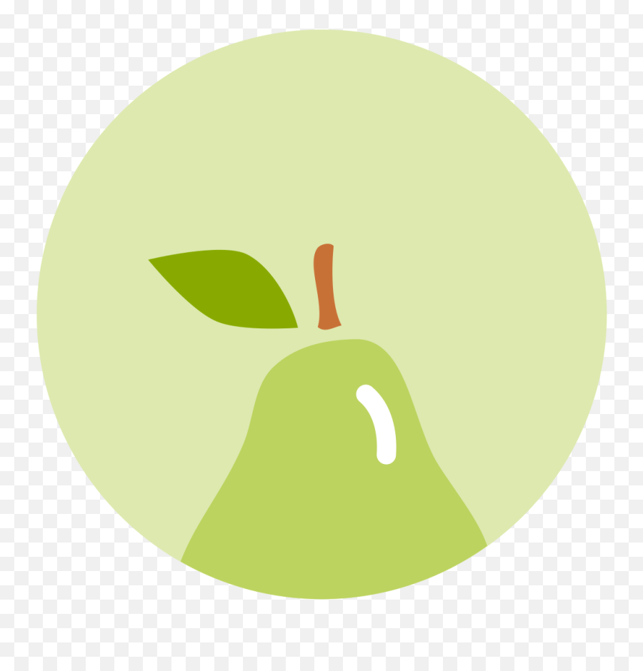 Pear Icon - Minimal Fruit Icon Png Emoji,Pear Emoji