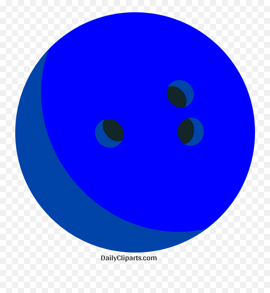 Bowling Ball Blue Colour Clipart Image - Circle Emoji,Bowling Emoticon
