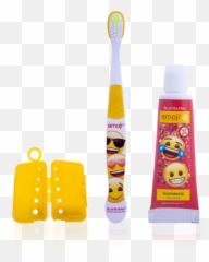 Brush Buddies Emoji Value Travel Kit - Soft Drink