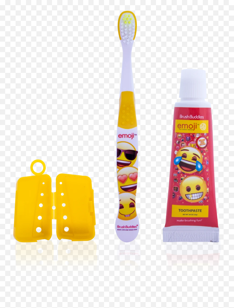 Brush Buddies Emoji Value Travel Kit - Soft Drink,Bling Emoji