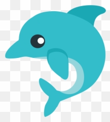 Emojione1 1f42c - Emoji Dolphin,Fish Emoji