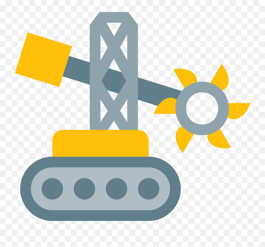 Coal Mine Icon Free Image Transparent - Bucket Wheel Excavator Png Emoji,Find The Emoji Market Crash