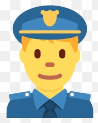 Police Officer Emoji - Twitter Police Emoji,Cop Emoji