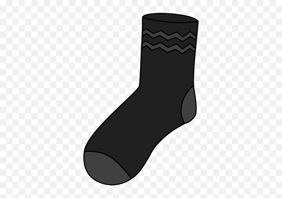 Sock Clipart Single Sock Sock Single - Single Socks Clip Art Emoji,Black Emoji Socks