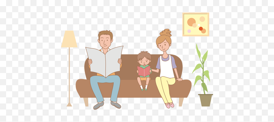 Family - Family Sitting Clipart Emoji,Leg Lamp Emoji