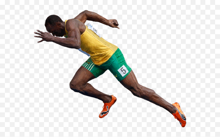 Usain Bolt Clipart Free Clip Art Stock - Usain Bolt Transparent Background Emoji,Bolt Emoji