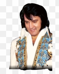 Elvissung Elvis Presley - Sticker By Lee Haidet Elvis Presley Cow Palace 1976 Emoji,Elvis Emoji