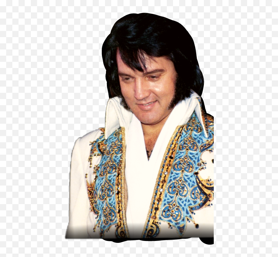 Elvissung Elvis Presley - Sticker By Lee Haidet Elvis Presley Cow Palace 1976 Emoji,Elvis Emoji