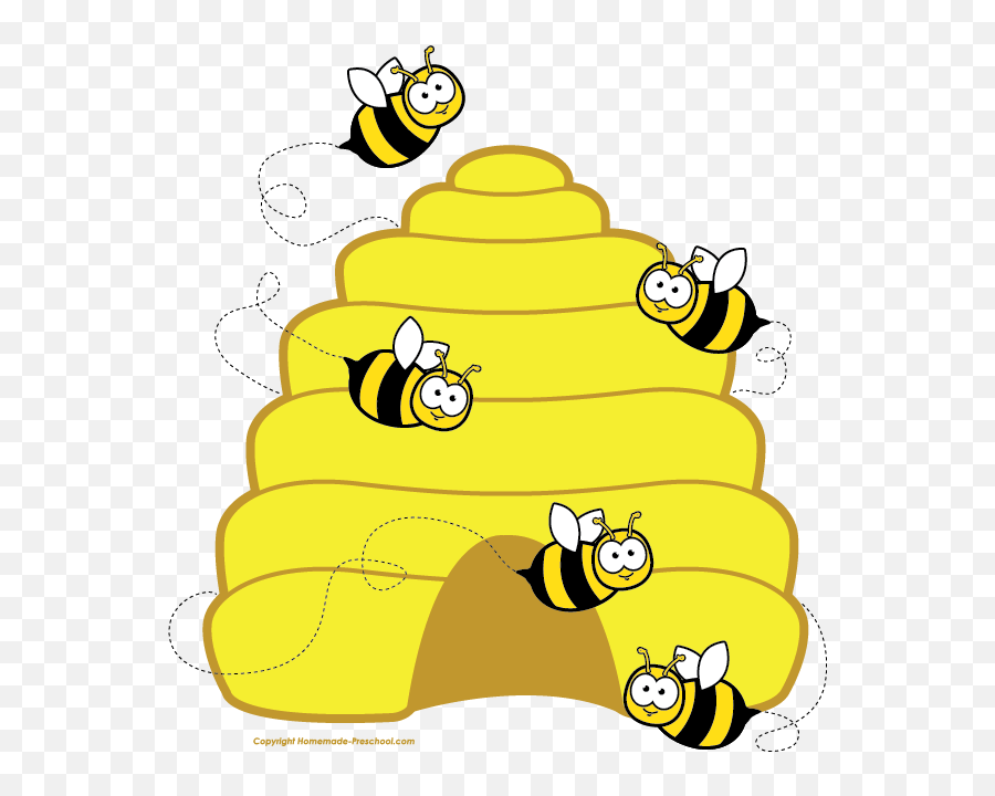 Bumble Bee Hive Clipart - Bee Hive Clip Art Emoji,Bumble Bee Emoji