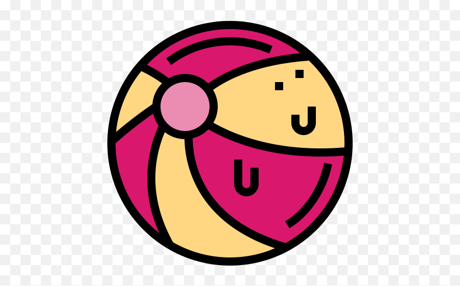 Beach Ball - Free Birthday And Party Icons Smiley Emoji,Beach Emoticon