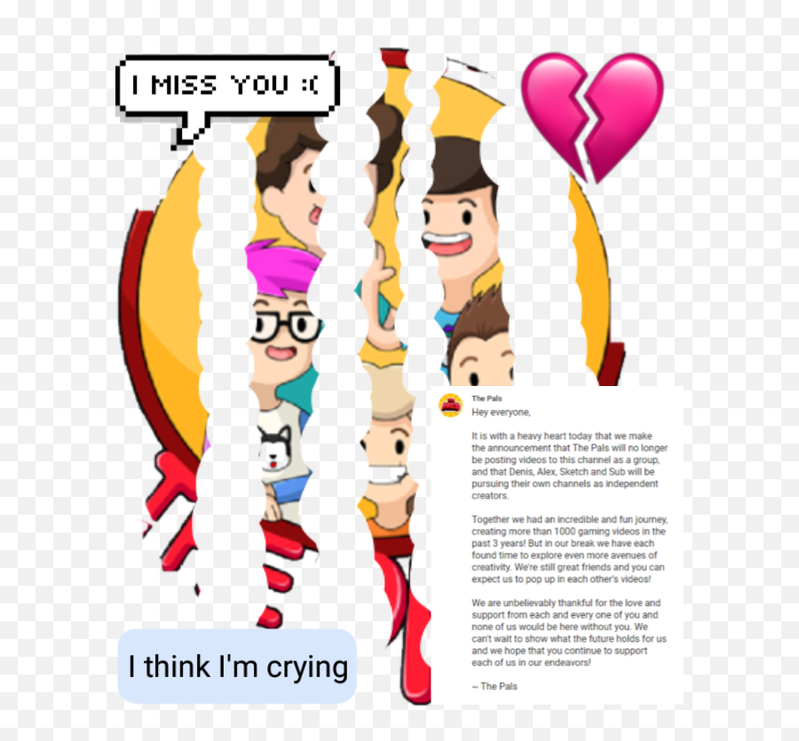 I Am Super Sad That The Pals Are Discontinued They Were - Cartoon Emoji,Emoji Pals
