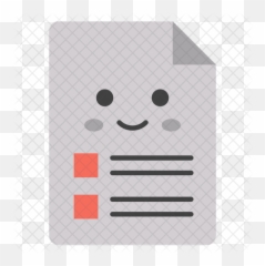 Survey Paper Emoji Emoji Icon - Illustration,Tissue Emoji