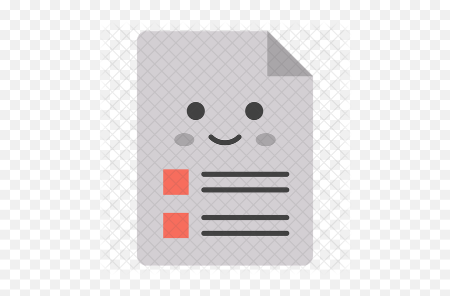 Survey Paper Emoji Emoji Icon - Illustration,Tissue Emoji