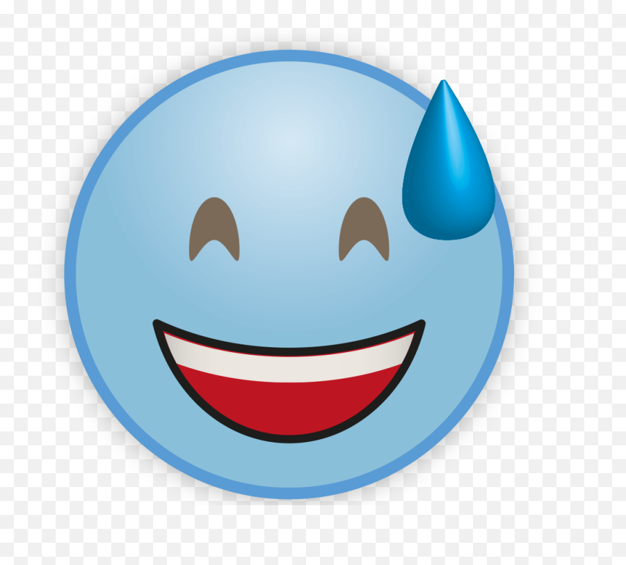 Sky Blue Emoji Png Photo - Whatsapp Emoji Transparent Png,Sick Green Emoji