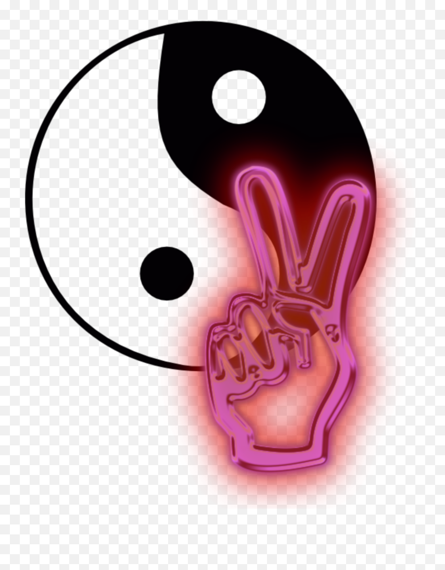 Yin Yingyang Yinyang Yang Peace - Illustration Emoji,Yinyang Emoji