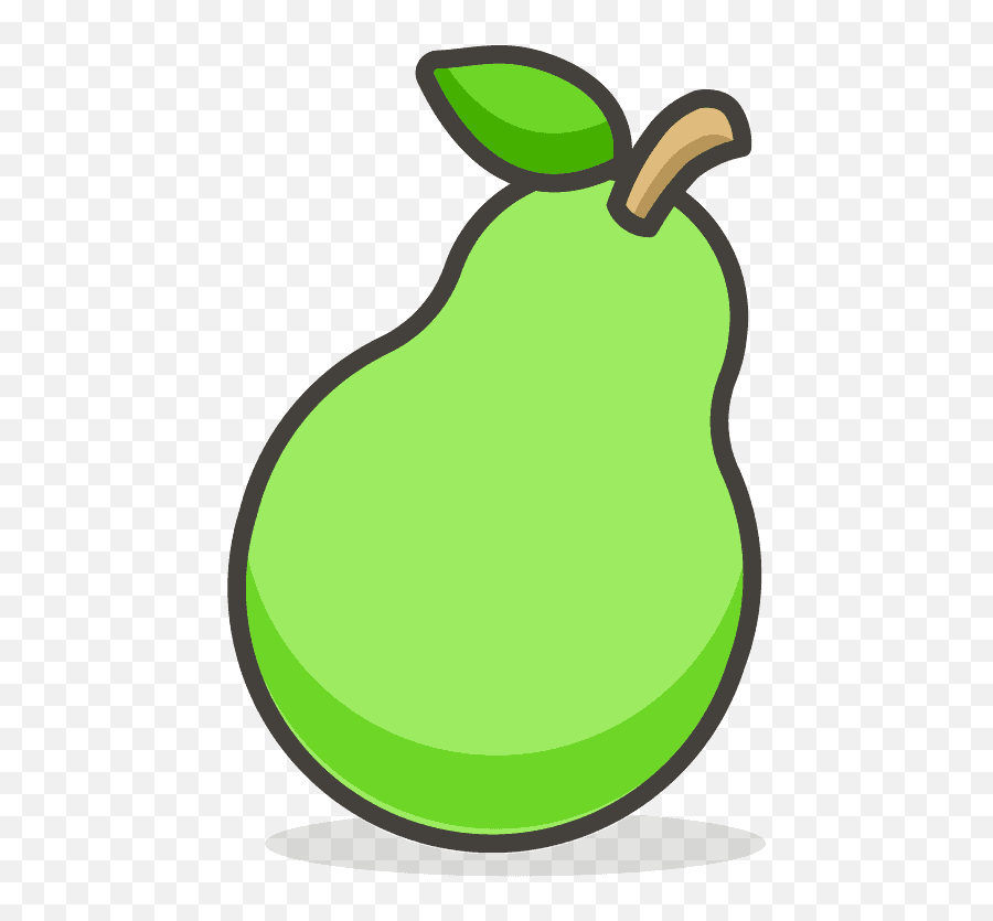 Pear Emoji Clipart - Imagenes De Peras Animadas,Pear Emoji