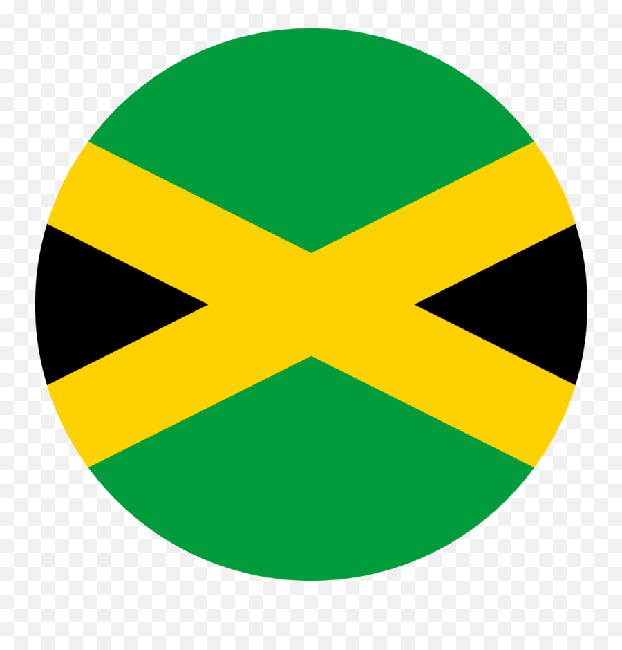Flag Of Jamaica Flag Download - Jamaica Flag Circle Png Emoji,Jamaican Flag Emoji
