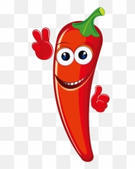 Clipart Free Chili Pepper - Cartoon Png Emoji