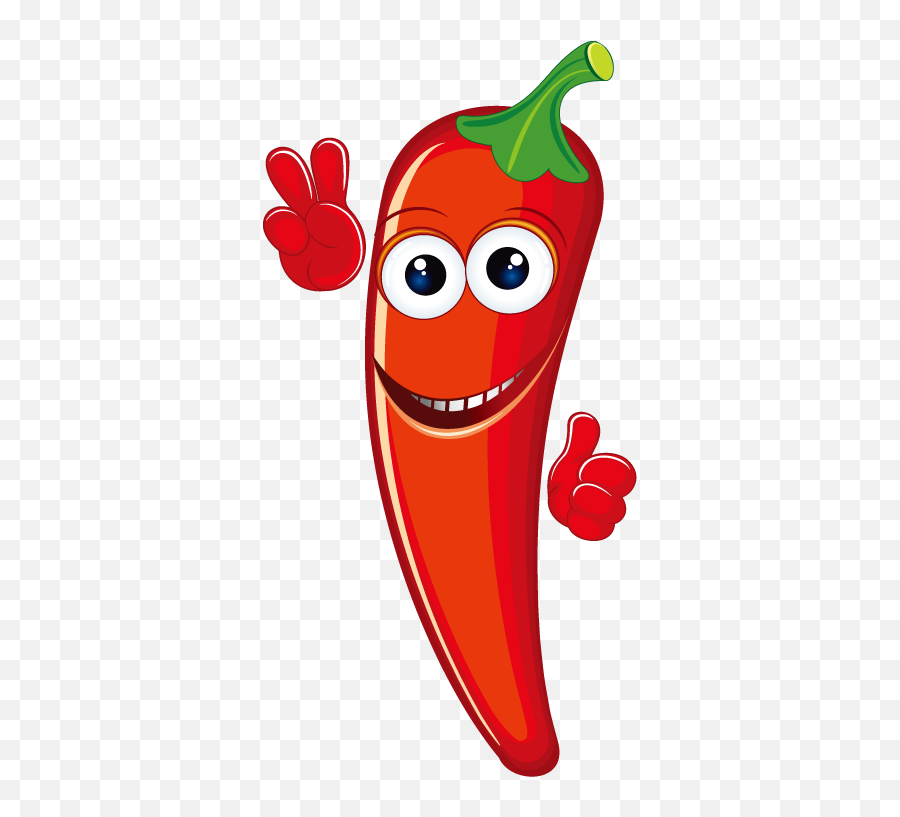 Clipart Free Chili Pepper Clipart Free - Clipart Chili Cartoon Png Emoji,Chili Emoji