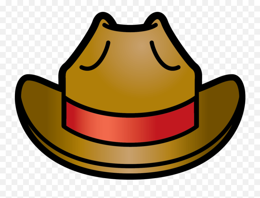 Sad Cowboy Clipart - Silly Hats Clip Art Emoji,Cowboy Hat Emoji