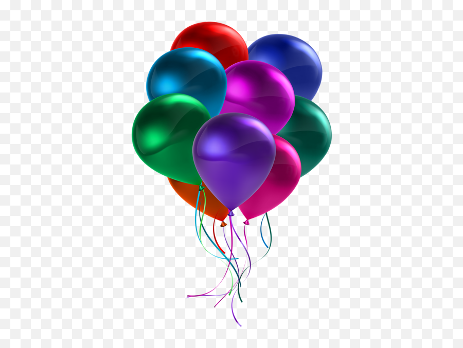 Happy Birthday Flower - Happy Birthday Balloons Clip Art Emoji,Emoji Birthday Balloons