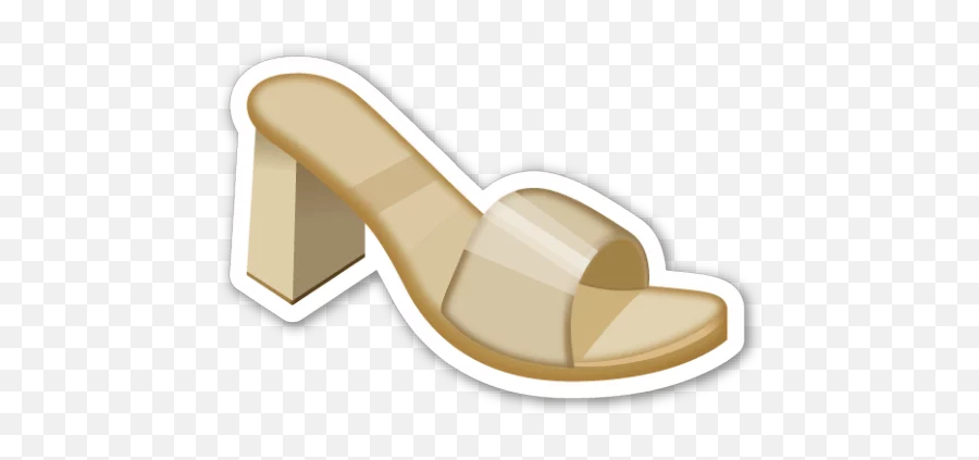 Telegram Sticker - Sandal Emoji,Shoe Emoji