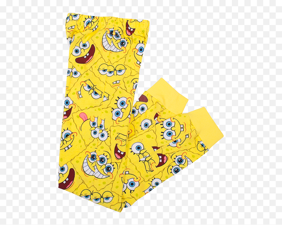 Download Long Sleeve Spongebob Faces - Spongebob Squarepants Emoji,Emoji Pajama Set