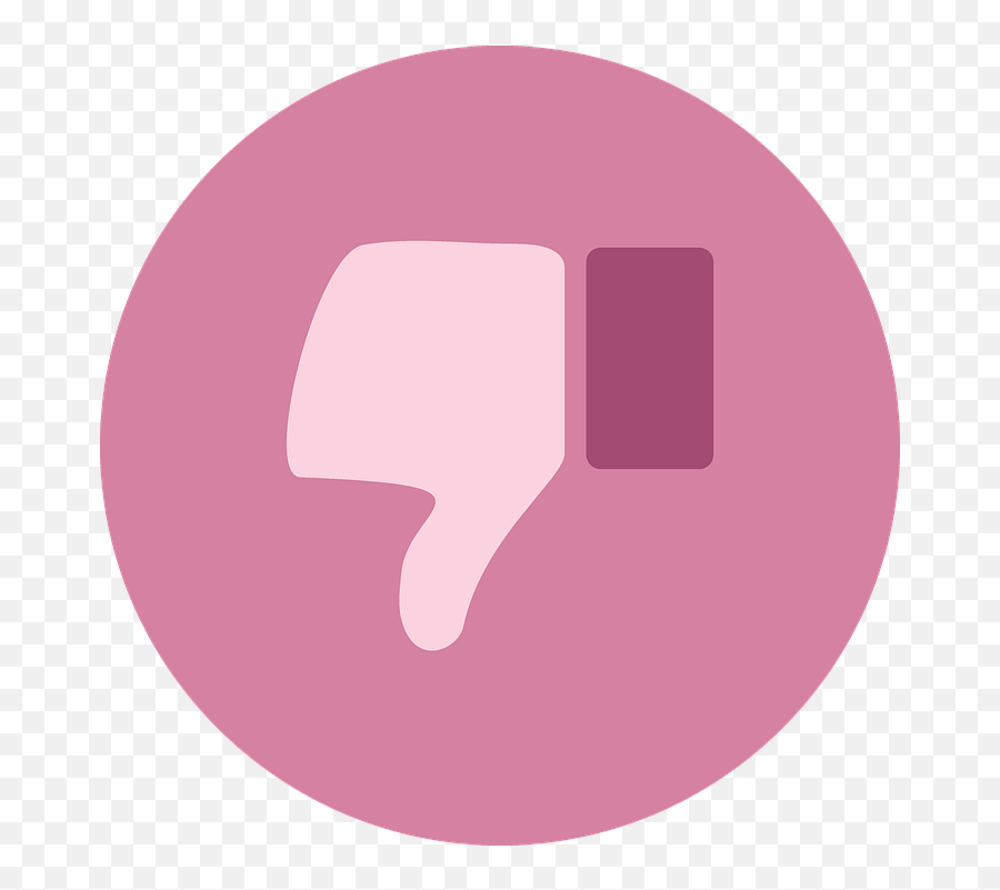 Thumb Thumbs Down - Pink Thumbs Down Png Emoji,Thumbs Down Emoji
