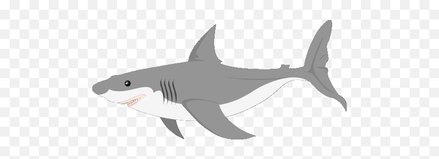 Tiger Shark Stickers For Android Ios - Moving Shark Animated Gif Emoji,Shark Emoji Android