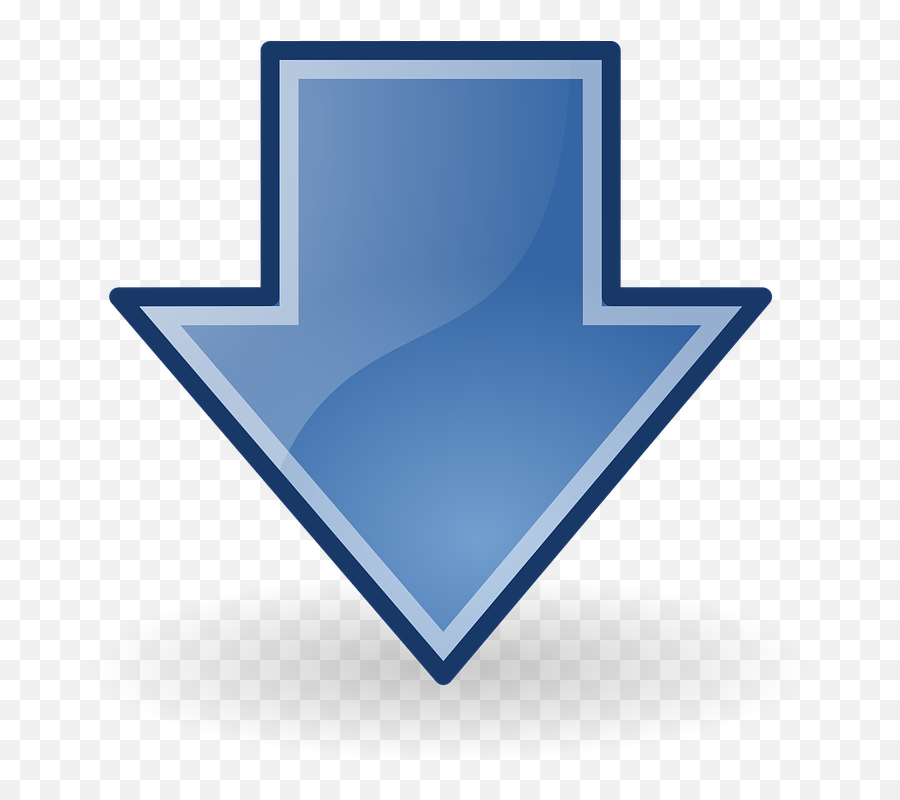 Free Down Arrow Vectors - Down Arrow Emoji,Upside Down Emoticon