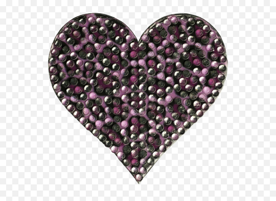Rhinestone Stickers - Lilac Emoji,Swirling Hearts Emoji