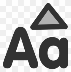 Uppercase Symbol Icon Free Vector - Emoji