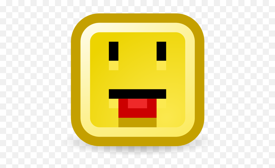 Tongue Out Smiley Vector Icon - Carita Triste Con La Lengua Afuera Emoji,Laughing Emoji Meme