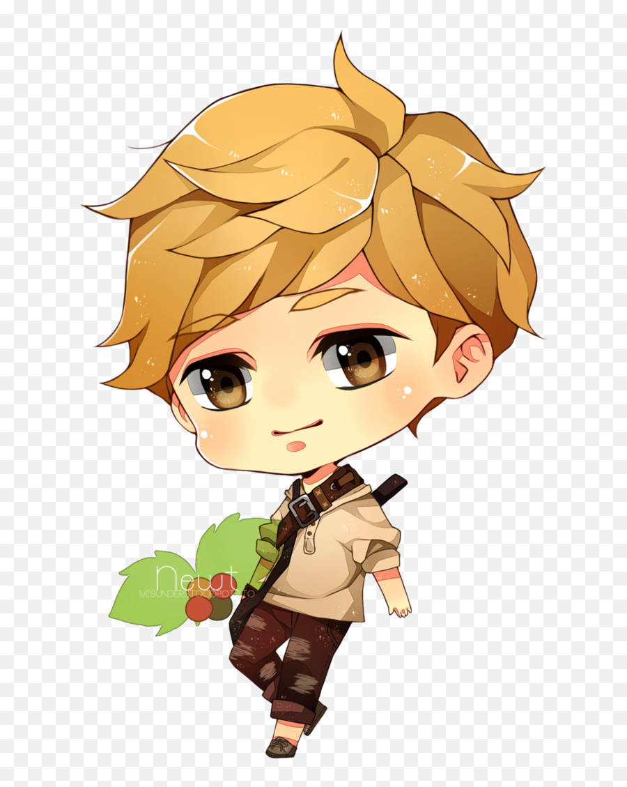 Newt Chibi - Maze Runner Anime Newt Fan Art Emoji,Gunshot Emoji