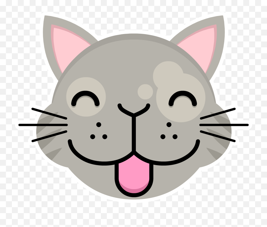Happy Cat Sticker By Shallow Lagoon For Ios Android Giphy - Animated Happy Cat Face Gif Emoji,Happy Cat Emoji