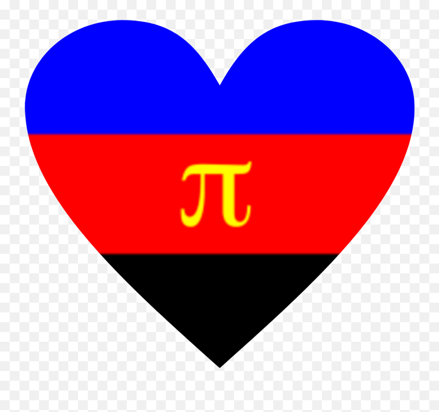 Poly Pride Polyamory Pi - Polyamorous Heart Emoji,Pi Symbol Emoji