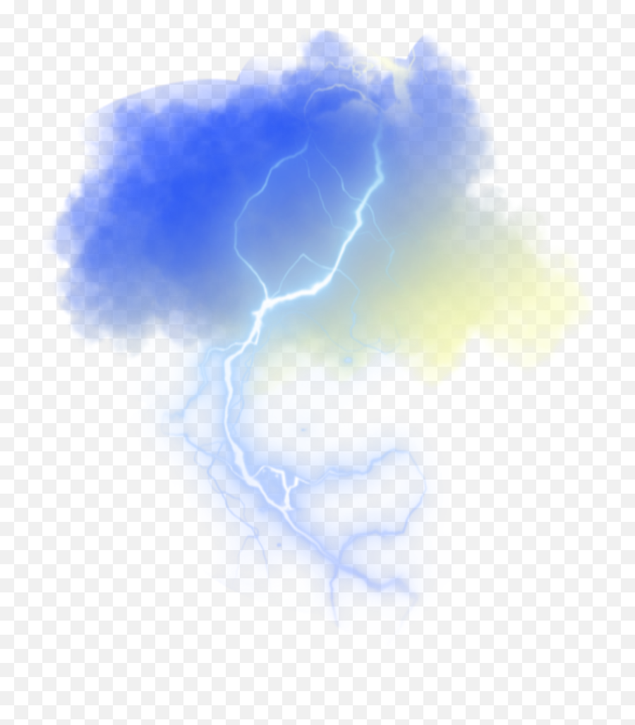 Ftestickers Sky Thunderstorm Lightning - Lightning Emoji,Thunderstorm Emoji