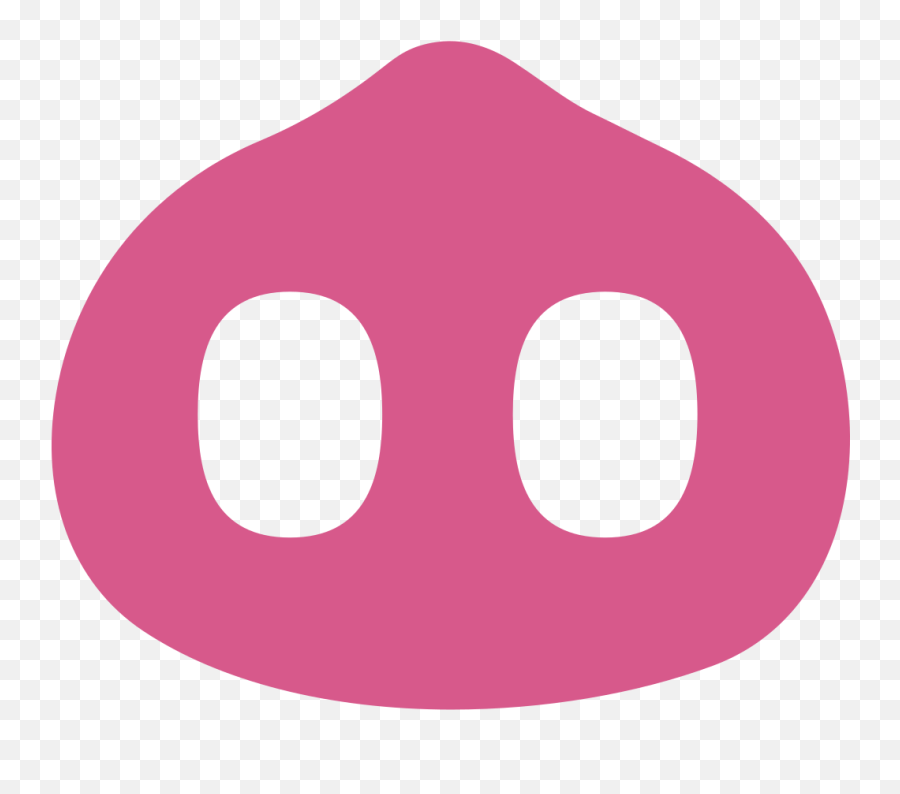 Emoji U1f43d - Pig Nose Clipart,B Emoji Png