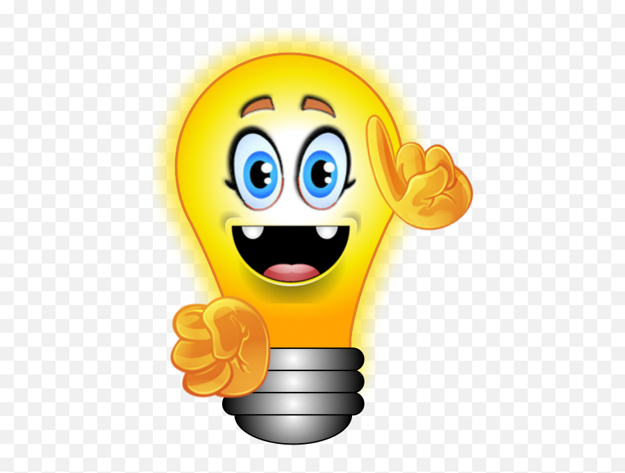 Bright Idea Stickers By Danny Hindson - Cartoon Emoji,Bright Idea Emoji